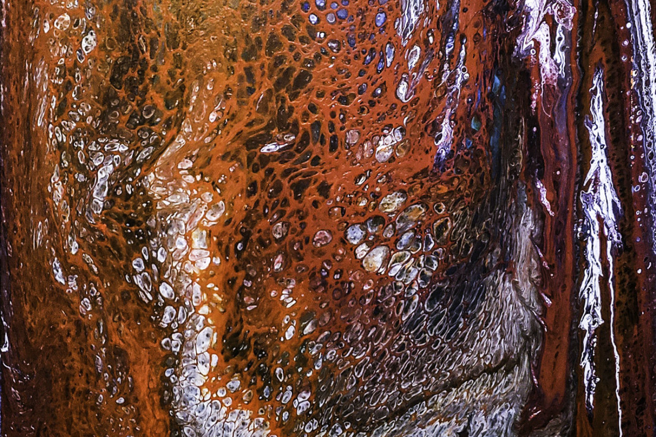 Mask of a Man | 36x48 | Wood | Sold