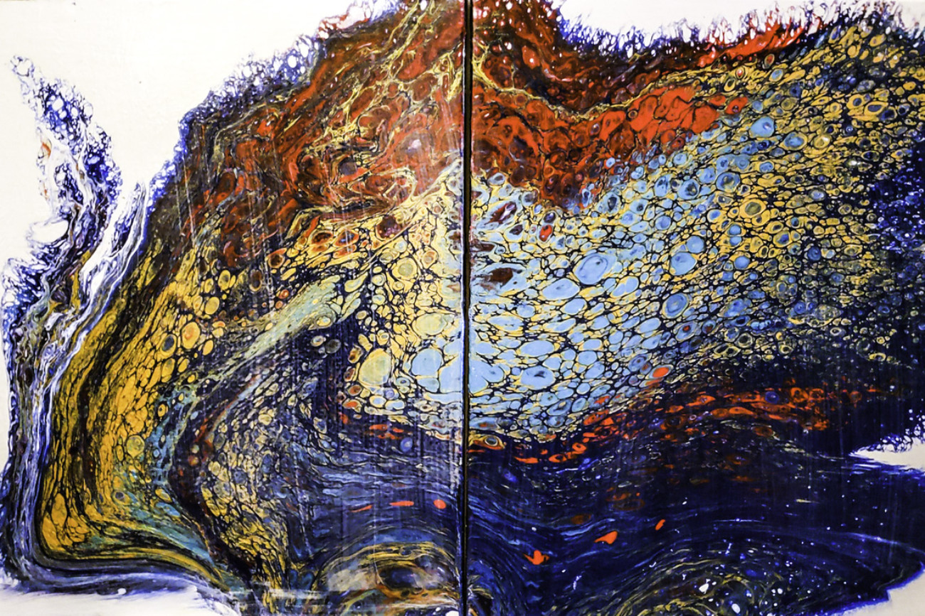 Big Dog | 2pc | 16x20 | Canvas | Available