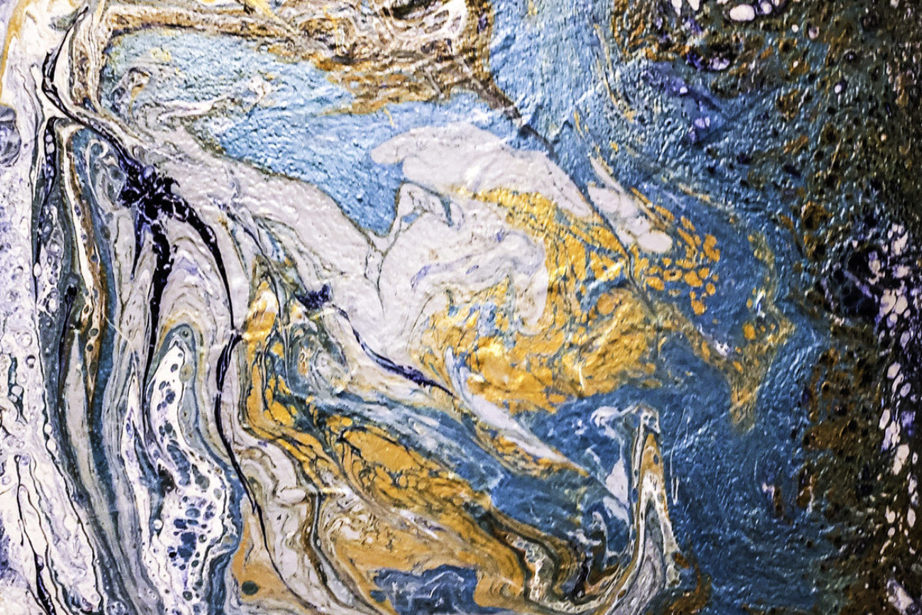 Blue Sea | 18x18 | Wood | Available