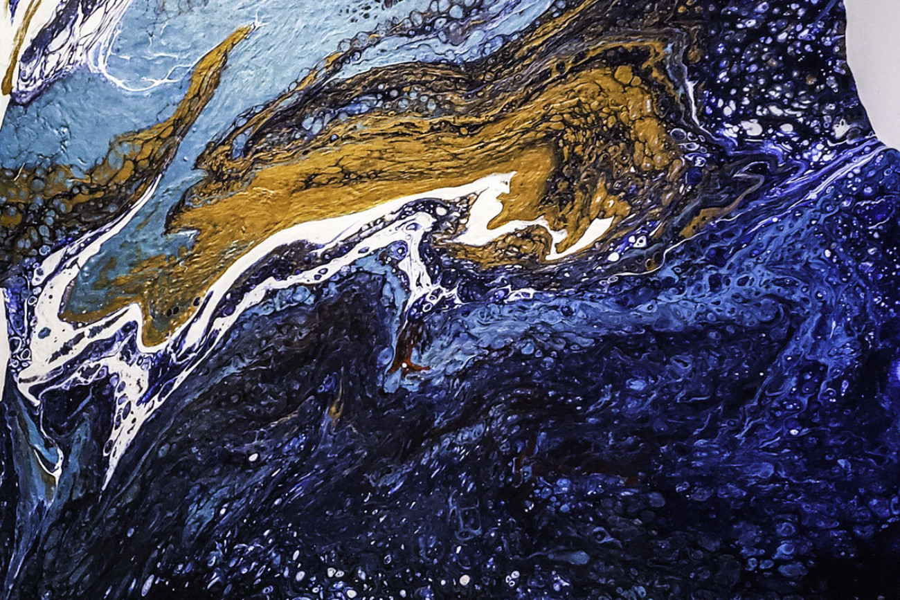 Lost an' Blue | 36x36 | Canvas | Sold