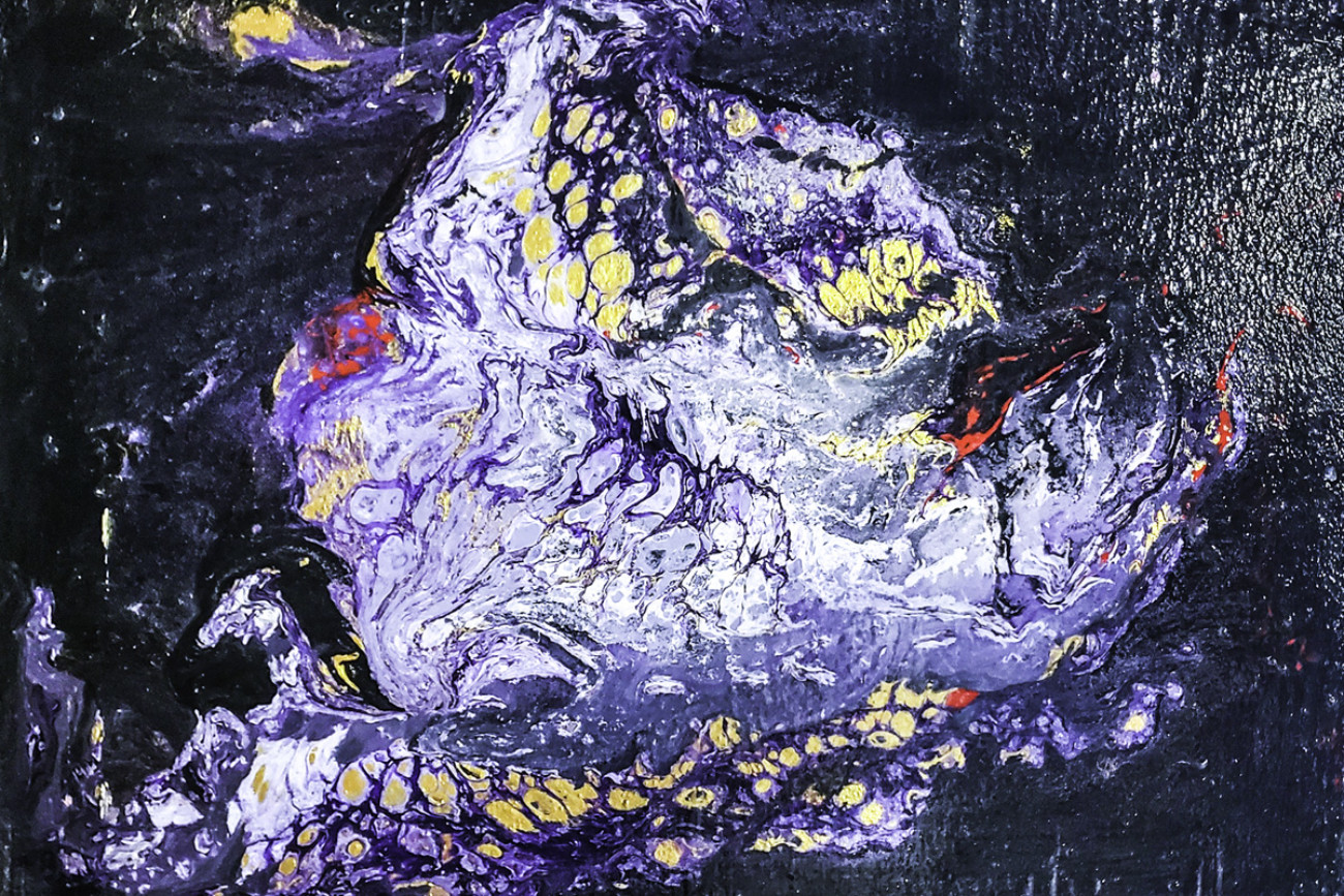 Midnight Moon | 16x26 | Wood | Available