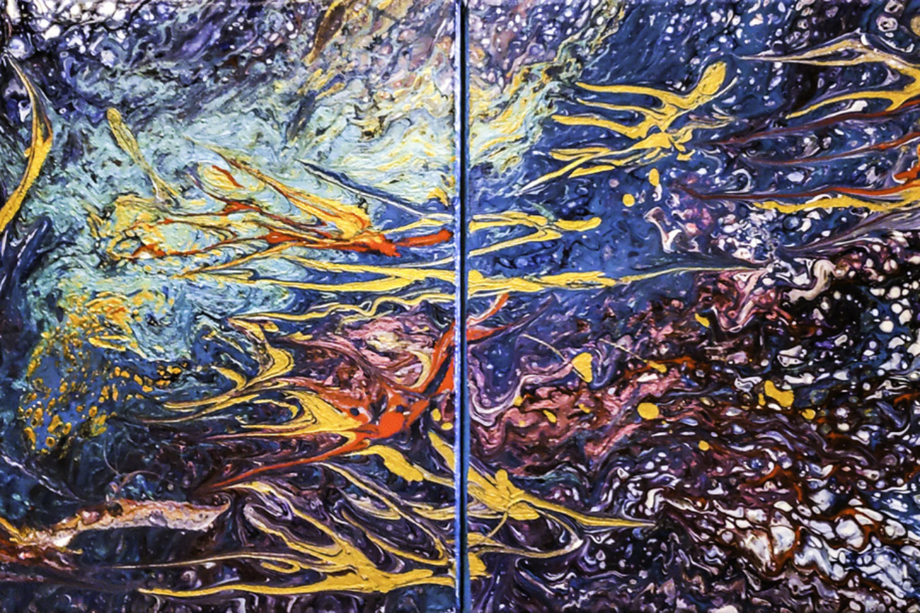 Under Sea | 2pc | 24x12 | Canvas | Available 