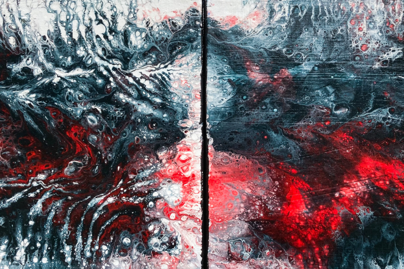 2020 In Perspective (2 pc.) | 2x 12x12 | Canvas | SOLD