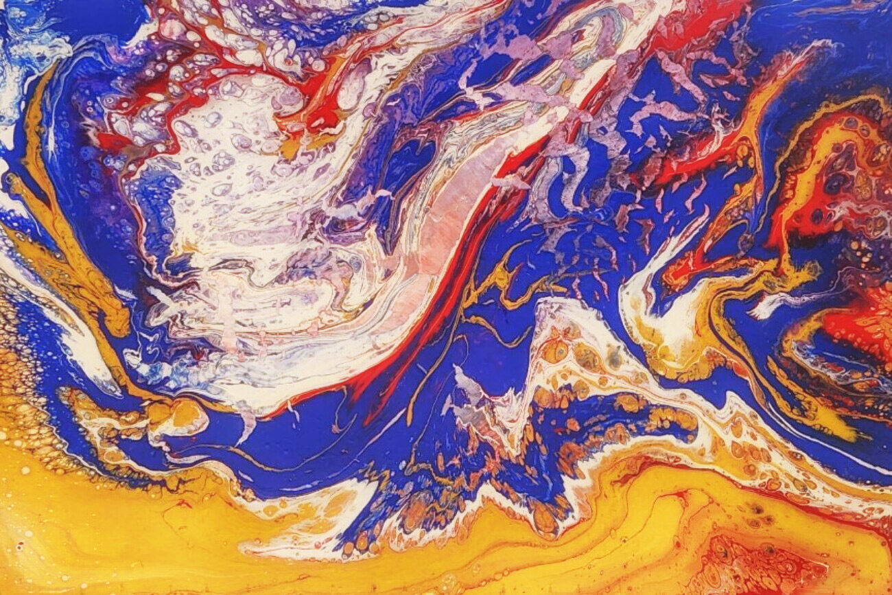 Overwhelm | inspired by Switched on Bach | 32x46 | Masonite 