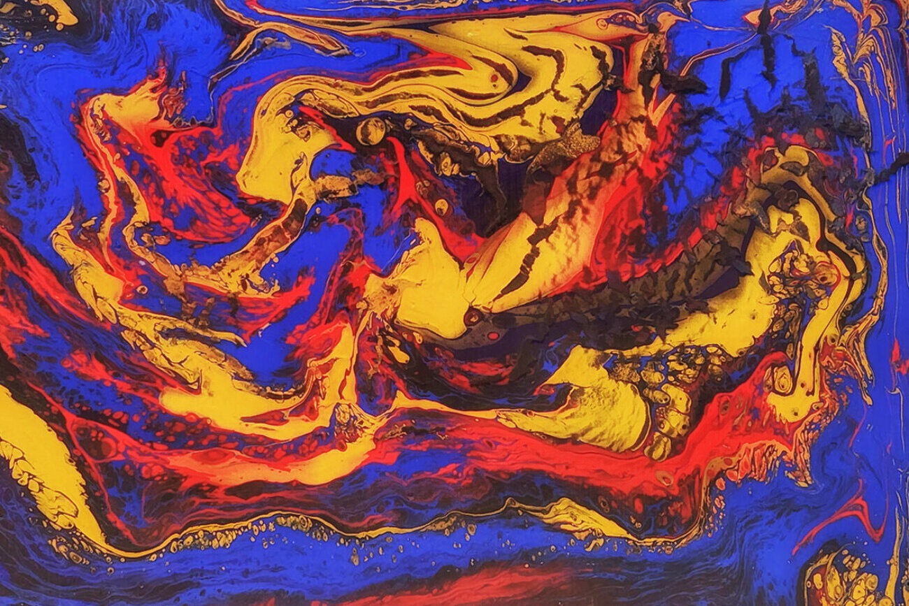 The Lady and the Dragon | inspired by Seal | 32x46 | Masonite