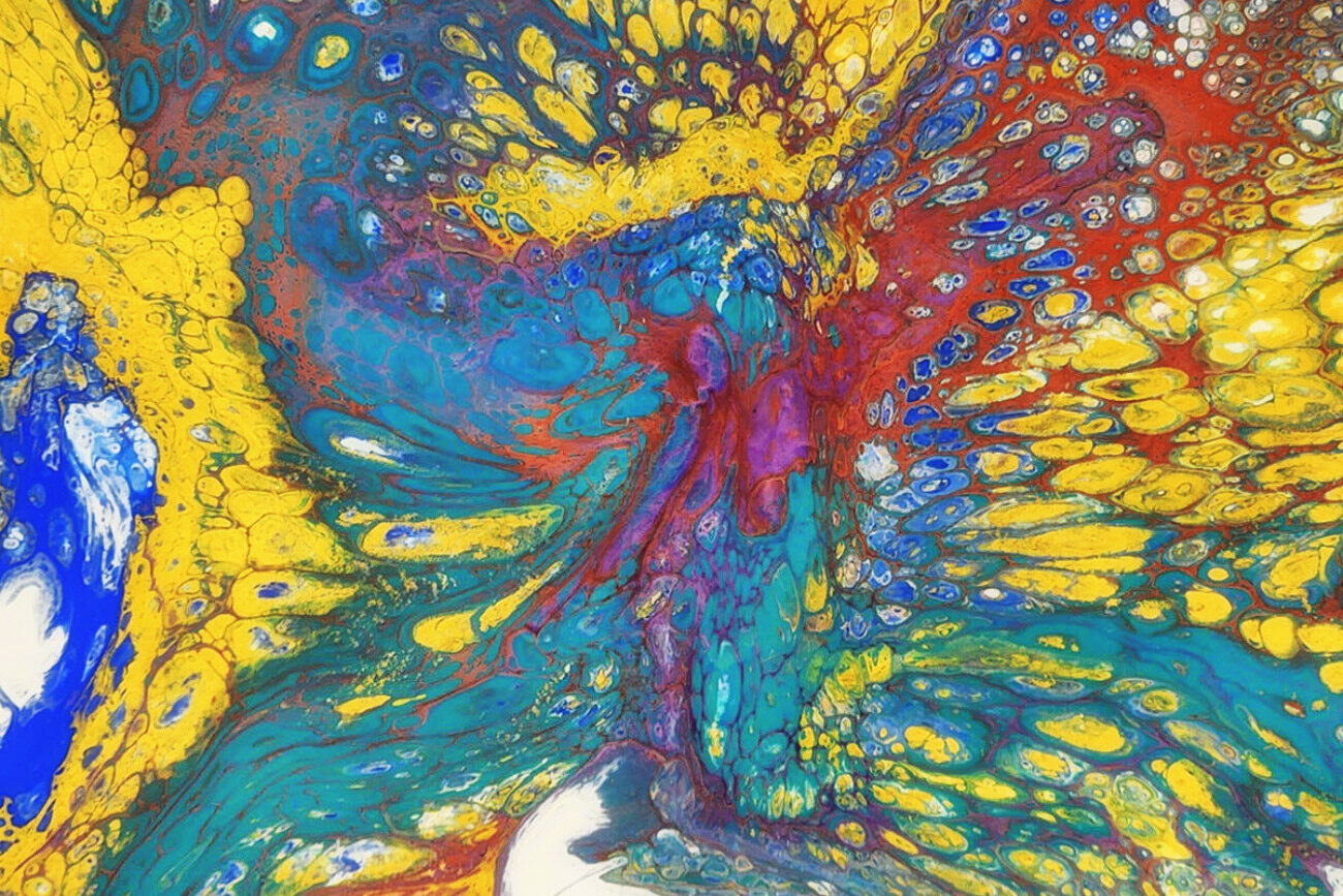 The Singer | inspired by Purple Rain | 36x45 | Masonite 5 | Masonite